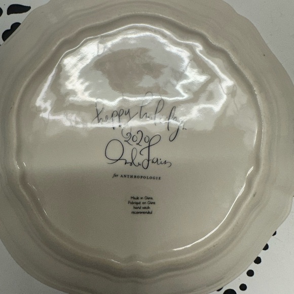 Anthropologie rare Xmas plates inslee fariss 12 days of Christmas - Picture 5 of 8